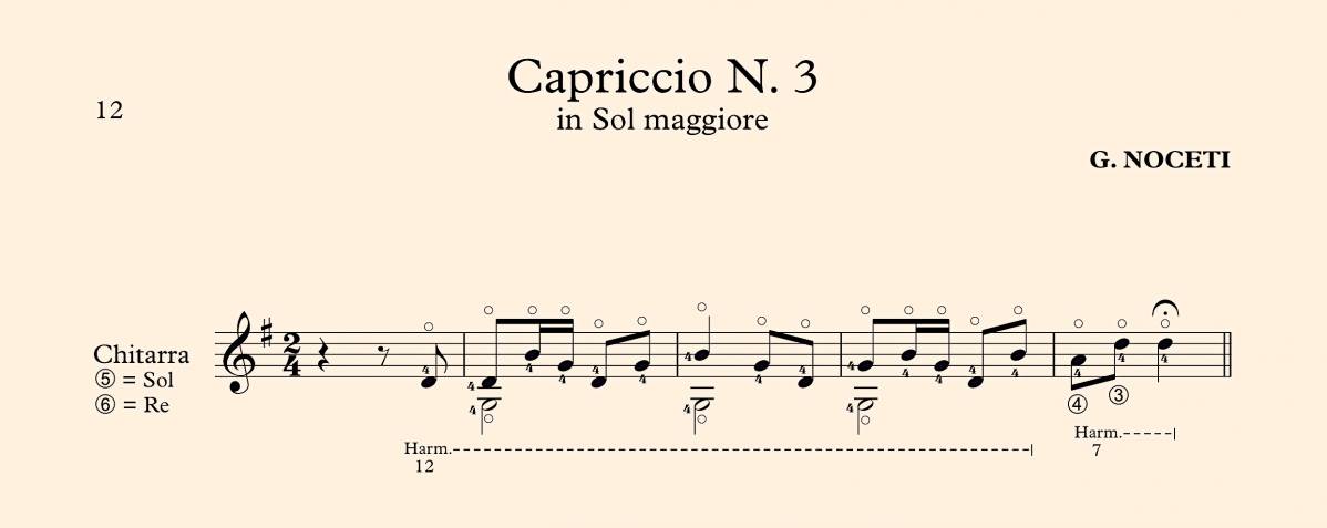 Capriccio N° 3 in Sol maggiore - G. Noceti