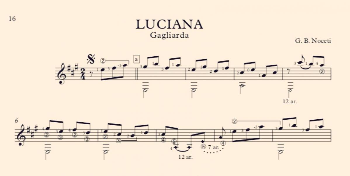 Luciana (Gagliarda) - G. Noceti