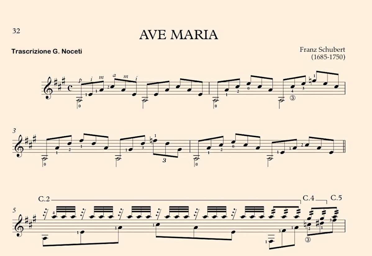Ave Maria Franz Schubert - Trascrizione G. Noceti