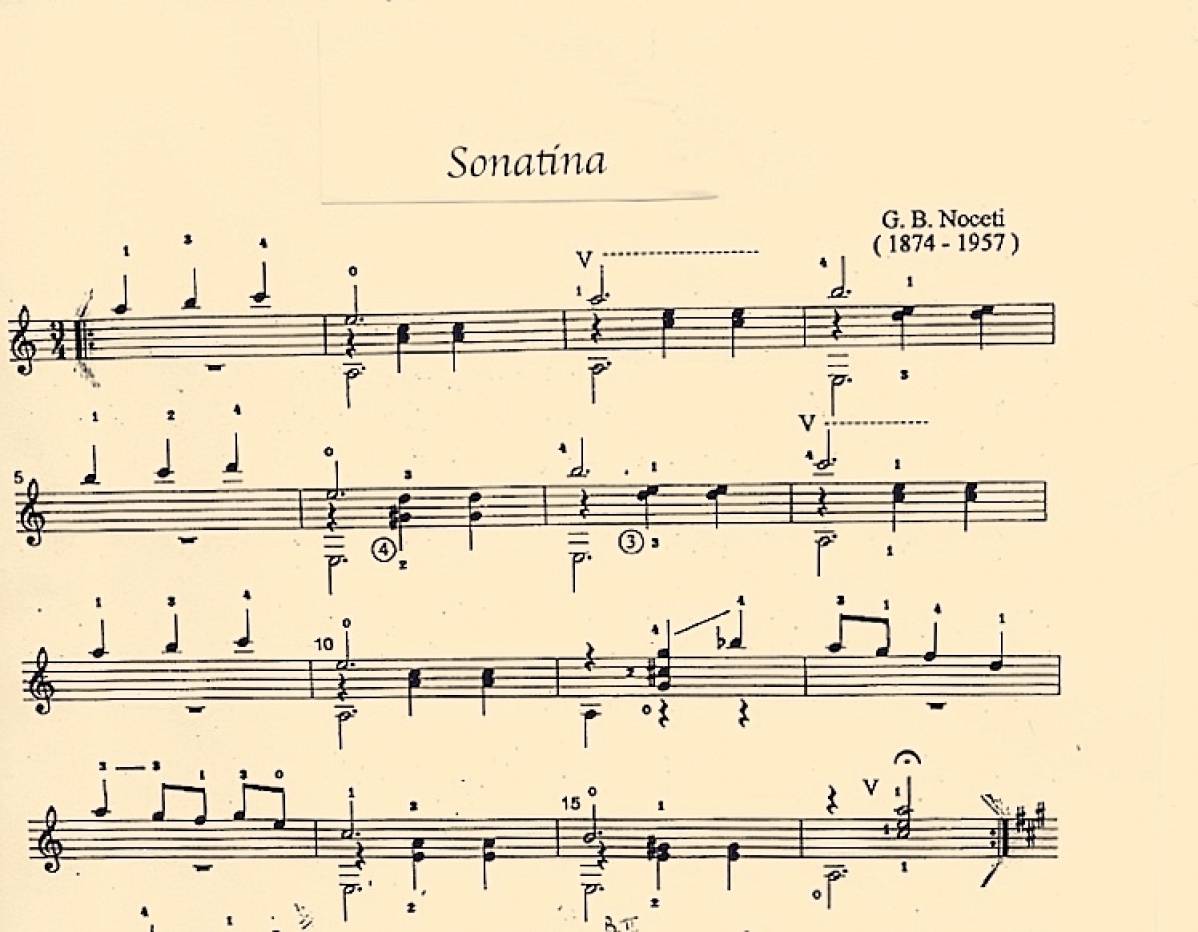 Sonatina - G. Noceti