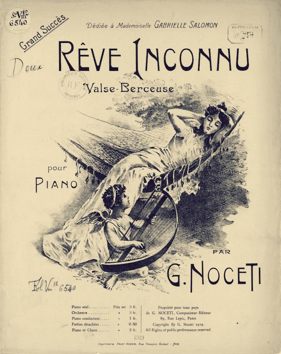 Rêve Inconnu Valse Berceuse - G. Noceti