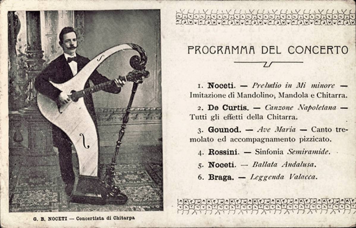 Programma del Concerto Guitharp