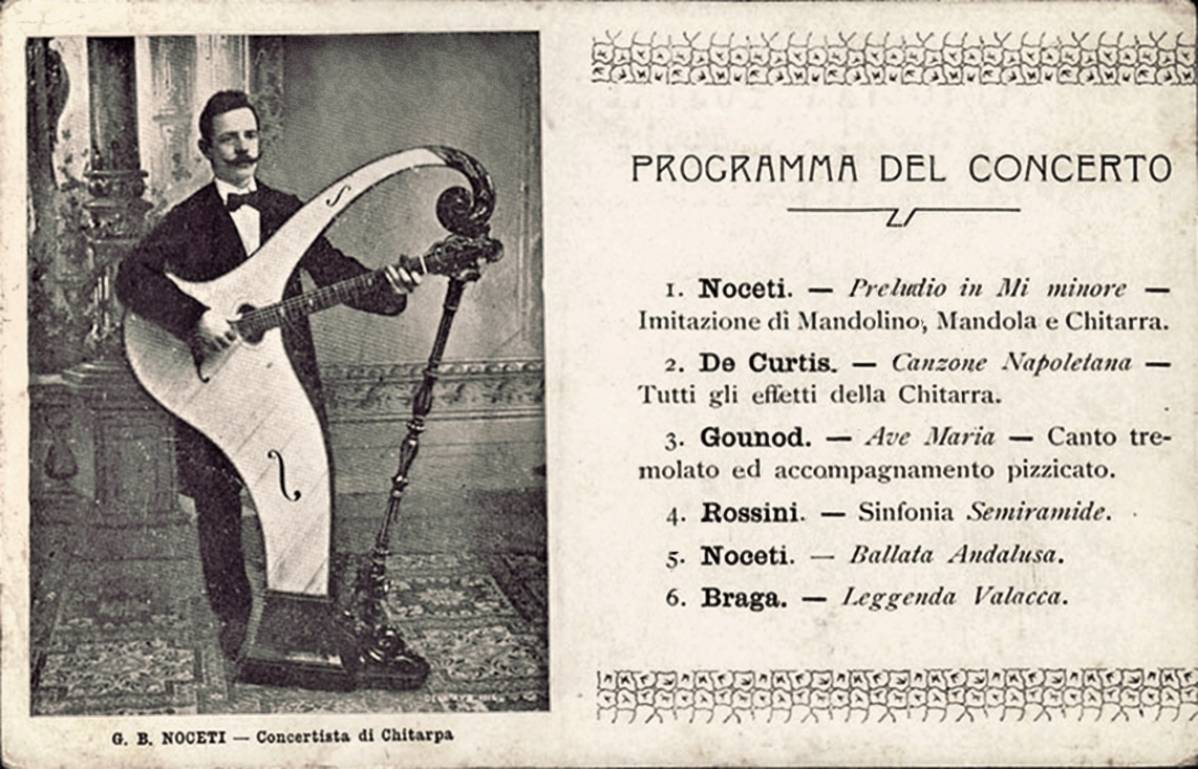 Programma del Concerto Guitharp