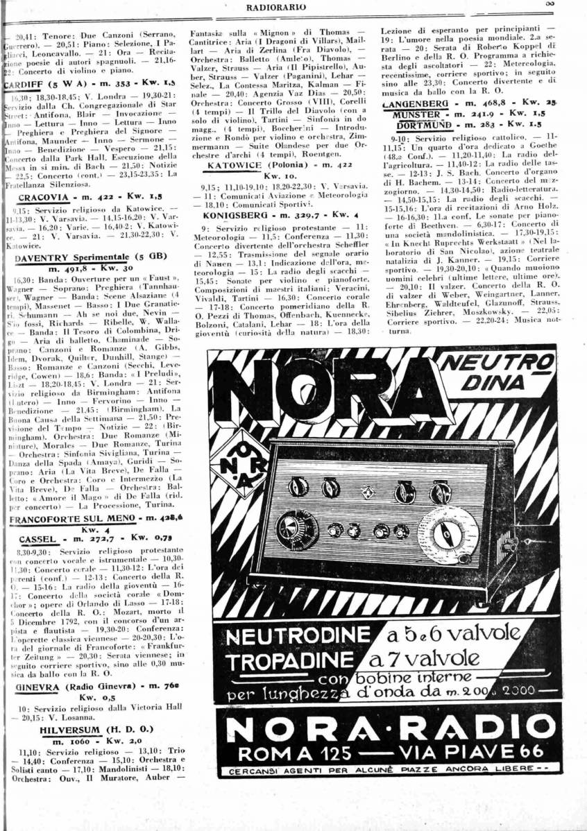 1927 - RADIOCORRIERE N. 49 PAG. 33