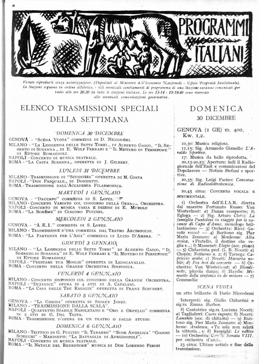 1929 - RADIOCORRIERE N. 1 PAG. 21