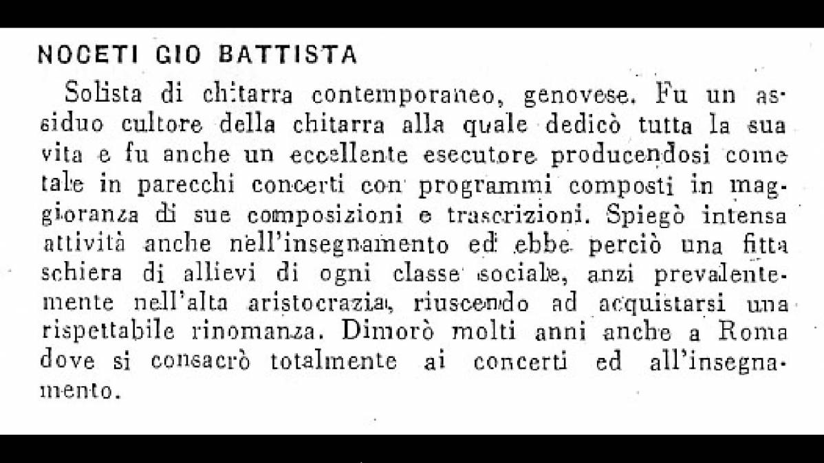 G. Noceti 1874 - 1957