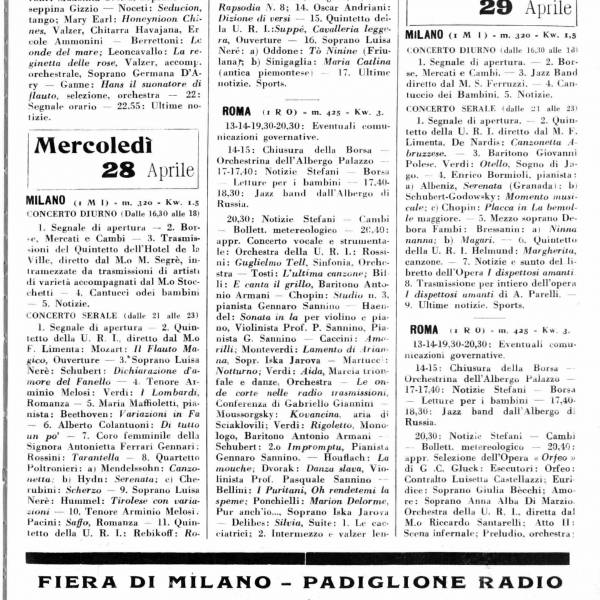 Foto 1926 - RADIOCORRIERE N. 17 PAG. 23 1
