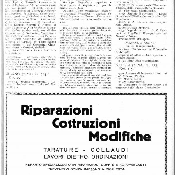 Foto 1929 - RADIOCORRIERE N. 3 PAG. 21 1